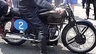 1939 Velocette 350 factory TT race bike [upl. by Ymmik]