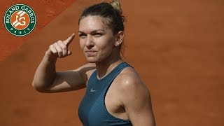 Simona Halep vs Sloane Stephens  The day before the final I RolandGarros 2018 [upl. by Westbrook]