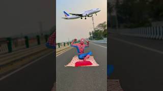 Dhoom machale dhoom🤣 funnyvideo shorts trendingshorts shortsfeed spiderman viralshorts [upl. by Arej]