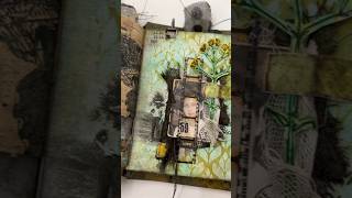 JUNK JOURNAL ART PAGE [upl. by Cannell126]