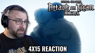 ATTACK ON TITAN 4X15 REACTION Sole salvation Shingeki No Kyojin [upl. by Calica]