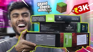 I BOUGHT EVERY CHEAPEST GPU EVER 🔥 Best GPU For Gaming Under Budget ⚡ [upl. by Natek]