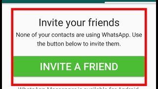 How to fix whatsapp contacts not showing ErrorNone of your contacts are using Whatsapp [upl. by Reuben278]