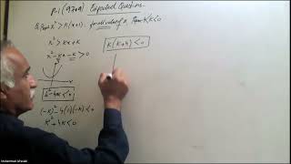 Expected Quadratic inequality in expression [upl. by Lacsap]