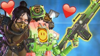 Carrying my Valentines Date in Apex Legends [upl. by Jehu26]