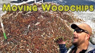 Tips amp Tricks For Moving A Large Load Of Woodchips To The Garden [upl. by Rodd353]