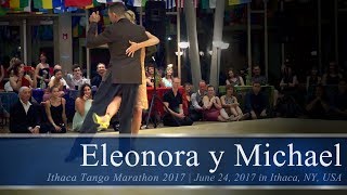 Eleonora Kalganova y Michael Nadtochi 33  Milongón  Ithaca Tango Marathon 20170624 [upl. by Costin17]