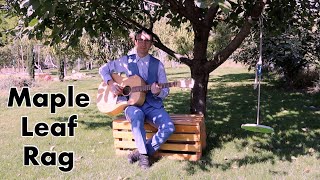 Maple Leaf Rag  Played on Acoustic Guitar  Tabs Available [upl. by Poler]