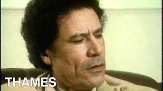 Libya  Muammar Gaddafi Interview TV Eye [upl. by Crissy]