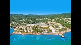 Греция остров КорфуКеркира отель Месонги бич 3Messonghi Beach Holiday Resort 3 Corfu Greece [upl. by Mauve]