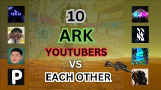 6 HOURS AGAINST 10 YOUTUBERS ON A CUTSOM ARK MAP │ MESA ARK EVENTS │ IMIAN │ Ark Unofficial Pvp [upl. by Yahiya]