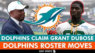 Dolphins CLAIM Grant DuBose Off NFL Waivers Sign 6 Players To Practice Squad  Miami Dolphins News [upl. by Oliy]