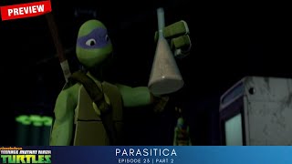 Teenage Mutant Ninja Turtles S1  Preview  Parasitica  Part 2 [upl. by Llertnov]