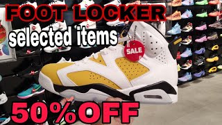 FOOT LOCKER SALE SELECTED ITEMS 50OFF [upl. by Yleek936]