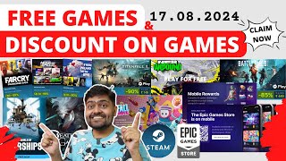 Claim amp Play these New Free Games amp Discount on Games  170824 🔥freegames discountongames [upl. by Gnilrac826]