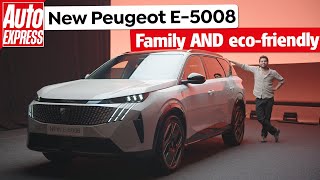 New Peugeot E5008 – a stylish sevenseat EV you might actually be able to afford [upl. by Ardnasxela935]