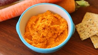 Roasted carrots hummus recipe 10M [upl. by Irat]