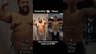 Bodybuilding Vs fitness 🤣 humour tiboinshape parodie comedie tiboinshape [upl. by Arela872]