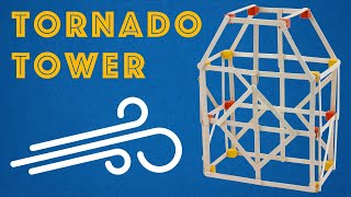 Tornado Tower Challenge  DIY Engineering Project Idea for Kids [upl. by Burnsed]