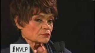 Eartha Kitt accepts an award at the 2008 NVLP Wisdom Awards [upl. by Bekaj]