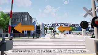 Embarcadero West Rail Safety and Access Improvements – Pedestrian Video [upl. by Kolnos616]