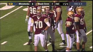 Minnetonka vs Maple Grove Section 6A High School Football [upl. by Rashidi691]