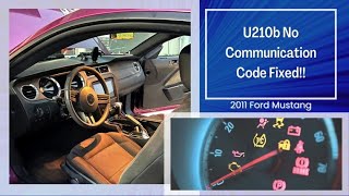 Finally Fixed Ford Code U210b 2011 Ford Mustang S197 No Communication from fuel pump to rcm [upl. by Robbert]