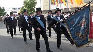 Stadtschützenfest in Mönchengladbach am 04092022  Parade [upl. by Anaes]