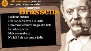 Georges Brassens  Le vieux Léon  Paroles  karaoké [upl. by Suivatnod971]