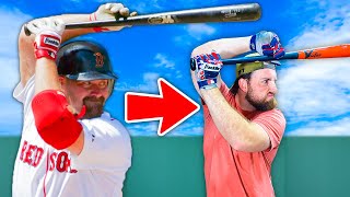 I Tried Every Weird MLB Batting Stance [upl. by Ayanad156]