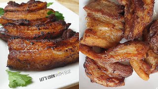 JUICY PORK BELLY RECIPE AIR FRY [upl. by Atiuqehs]