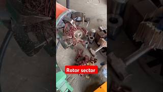 Rotor sector machine cooper work process good tool and machinery make work easy process motor [upl. by Enilrahc]