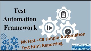 MsTest  How to Set up a Simple html report for Automation [upl. by Austen]