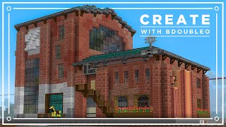 The Honeyed Apple Factory Buildings  Minecraft Create Mod [upl. by Chari345]