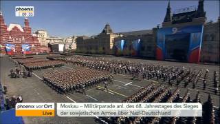 Militärparade in Russland  VOR ORT vom 09052013 [upl. by Davin999]