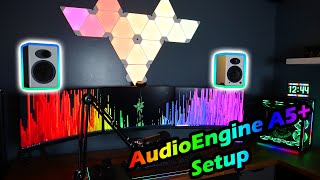 Installing Audioengine A5 Speakers In My Gaming Setup [upl. by Ethelind]