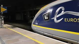 Eurostar 374 014  013 Departing Ebbsfleet on train 9163 [upl. by Ermina]