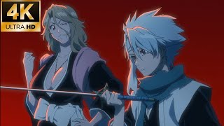 Toshiro amp Rangiku Vs Bazz B English Dub  Bleach TYBW Part 2 4K [upl. by Llertniuq]