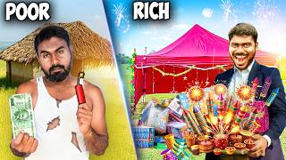 Rich Vs Poor Diwali Celebration For 24 Hours  Mad Brothers [upl. by Anneirda482]