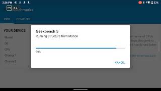 Geekbench 5 Benchmark on AYN Odin Lite High performance mode [upl. by Yebloc]