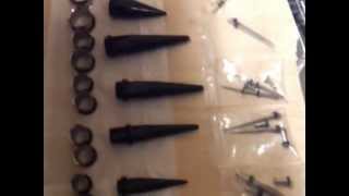 Every stretchgauge size with tunnels and plugs [upl. by Oirotciv578]