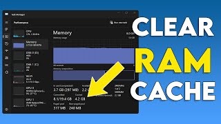 How to Clear RAM Cache in Windows 11 [upl. by Gnanmas]