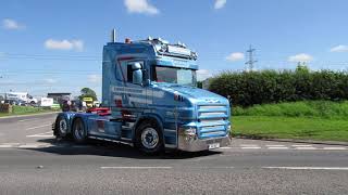 Longthorne V8 TCab V8 RXT leaving Thirsk Truck Gathering 2016 [upl. by Ewell]