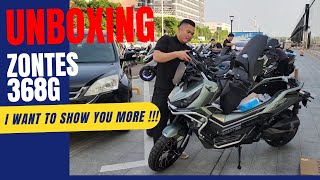 Exclusive Look At The Zontes zt368 G adventure scooter Straight From The Factory In China [upl. by Stephana863]