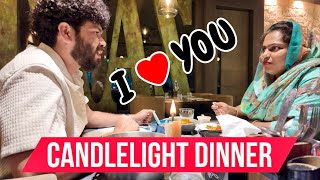 A Romantic Candlelight Dinner with Suhana 💋🧚🏻‍♀️💘  Special Moments Together 🫂❤️  Basheer Bashi [upl. by Nosremaj]