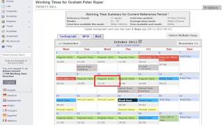 Worker Calendar Rest Tab  Tachomaster Tachograph Analysis [upl. by Noid925]