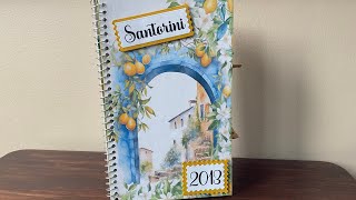 Journaling JOY August  Mediterranean Moment [upl. by Drobman]