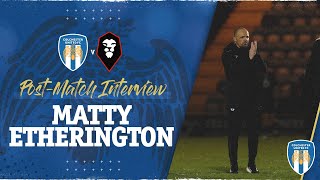 Interview  Matty Etherington Post Salford City [upl. by Sucramrej808]