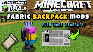 Minecraft Java 1181 Best Fabric Backpack Storage Mods 1181 Increase Storage [upl. by Nataniel]