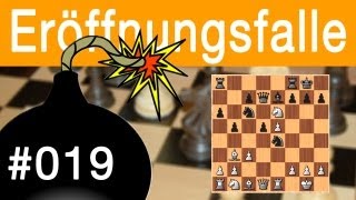 Tarrasch Trap Eröffnungsfalle 019 [upl. by Eyde]